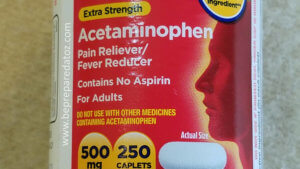 Acetaminophen bottle